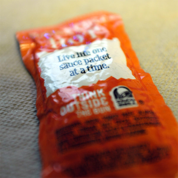 Hot Sauce Packet © Dennis Mojado